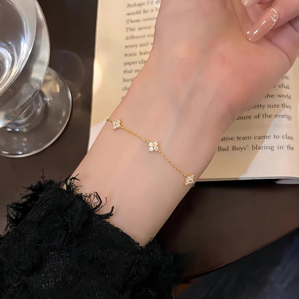 Stainless Steel Zircon Necklaces for Women