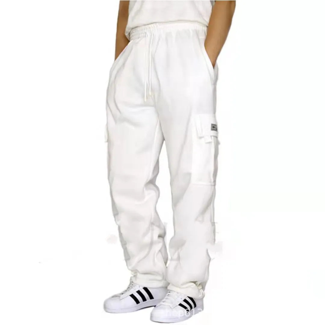 Men's Work Attire Foot Drawstring Leisure Sports Pants