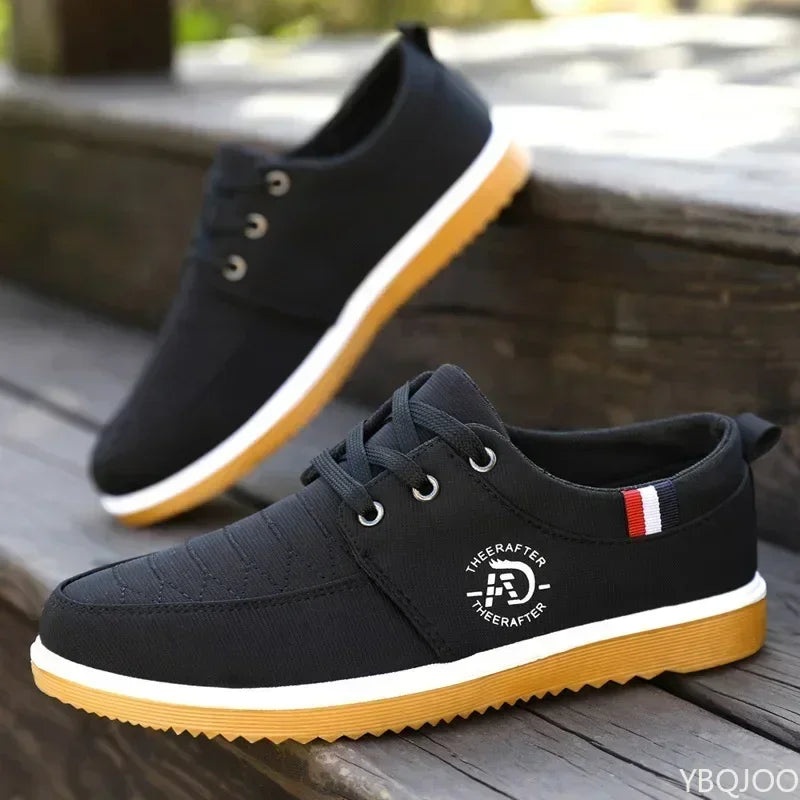 Man Canvas Shoes Fashion Platform Sneakers for Men