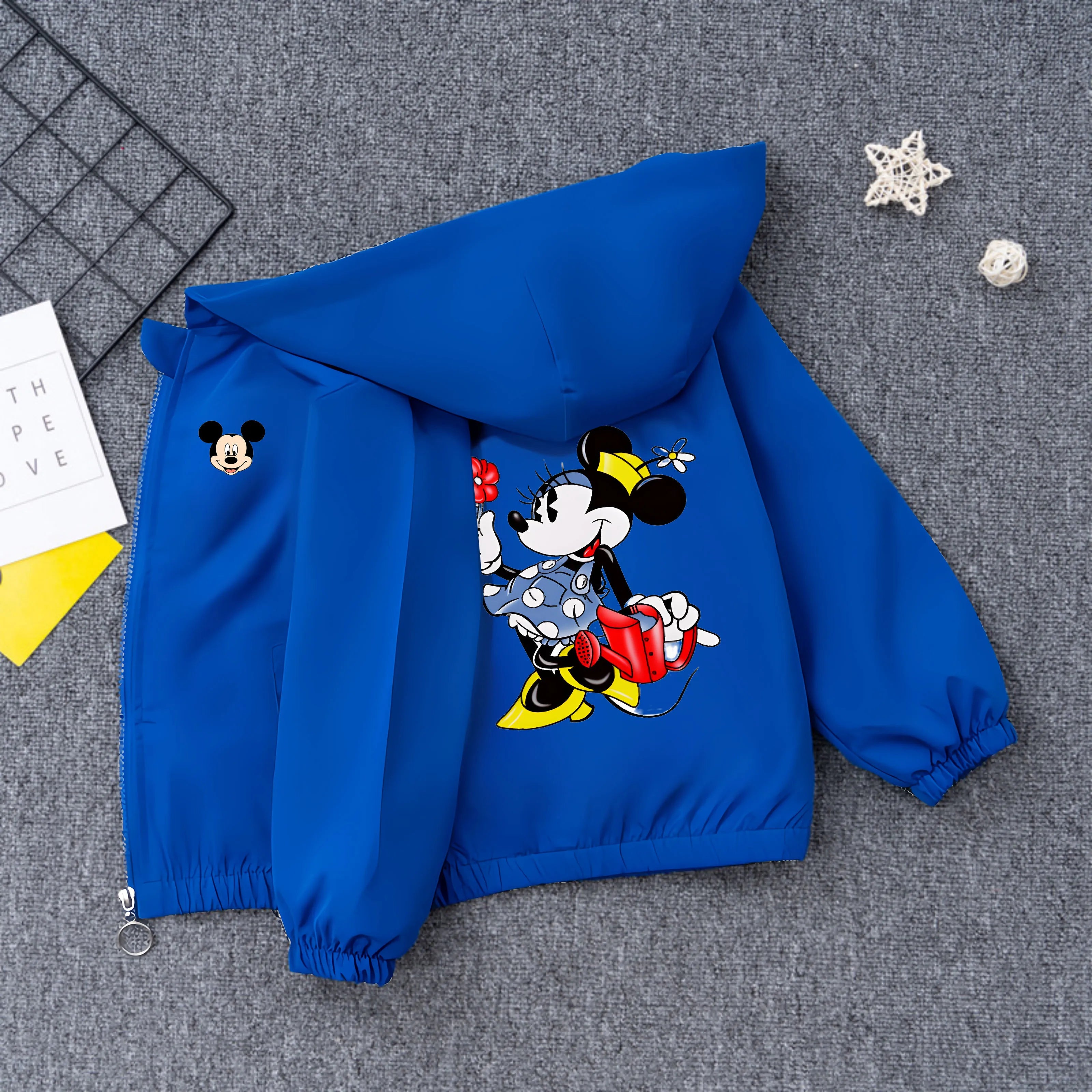 Minnie Mickey Mouse Kids Windbreaker Jacket