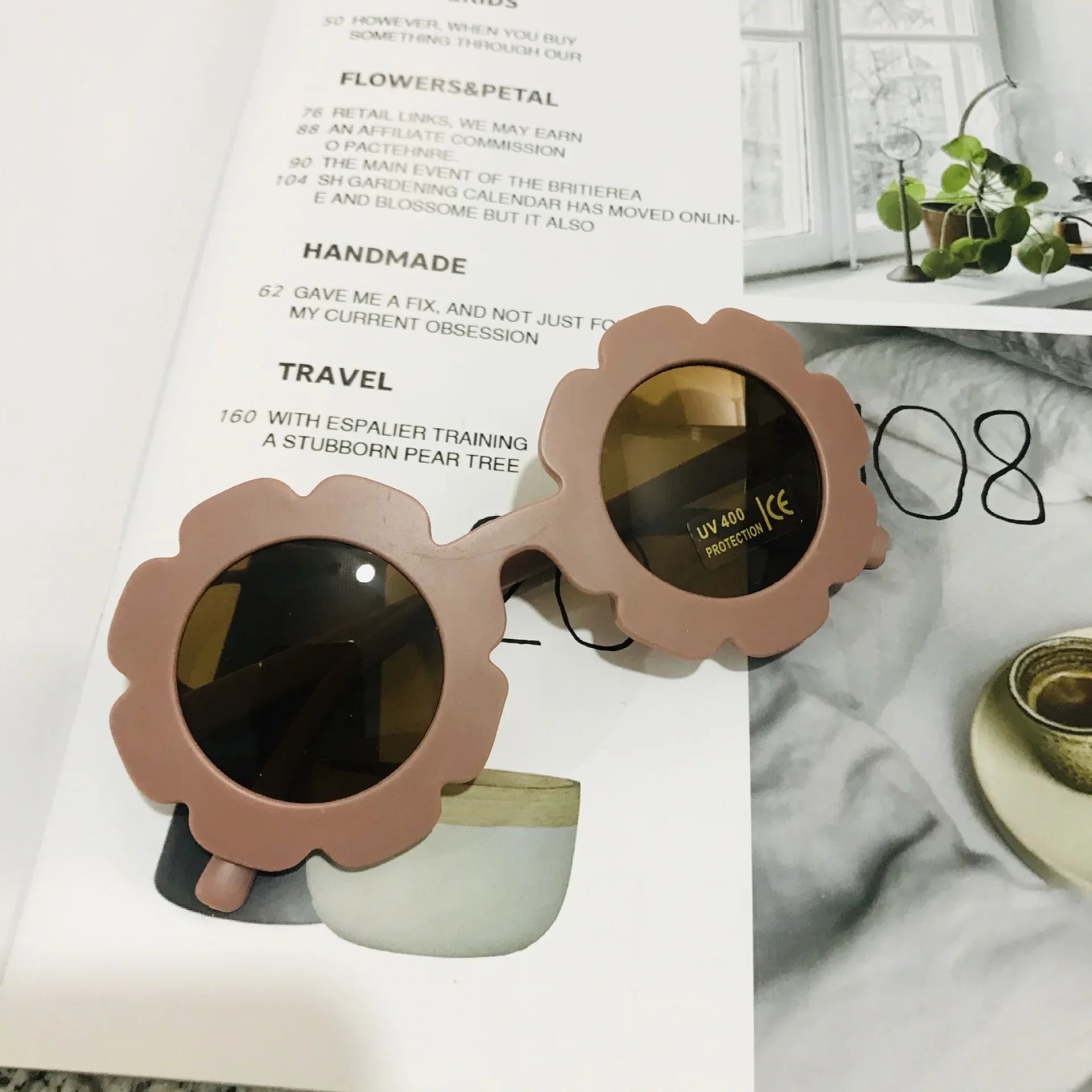 2023 new cute children's frosted glasses  color series baby sunglasses