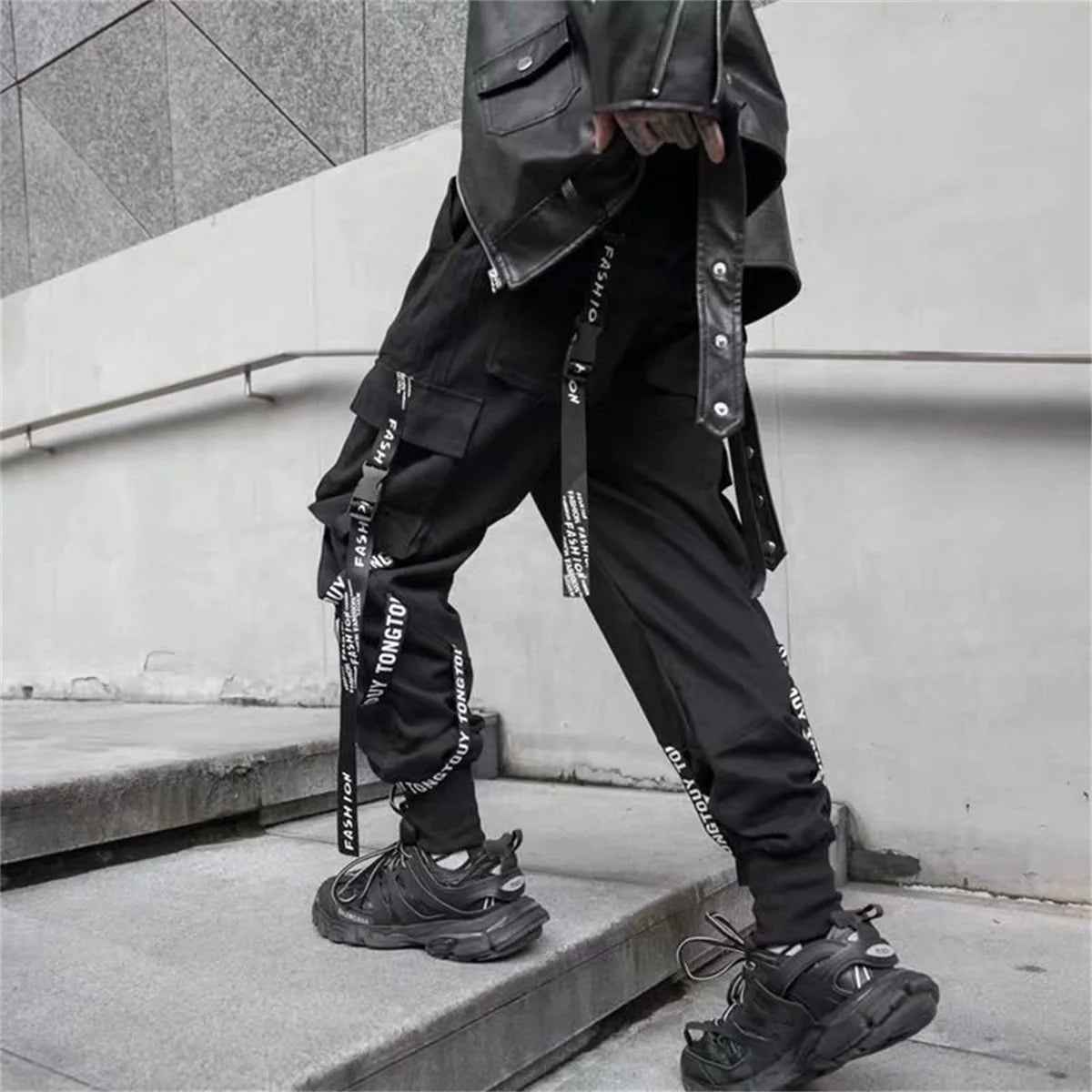 Black Cargo Pants For Men