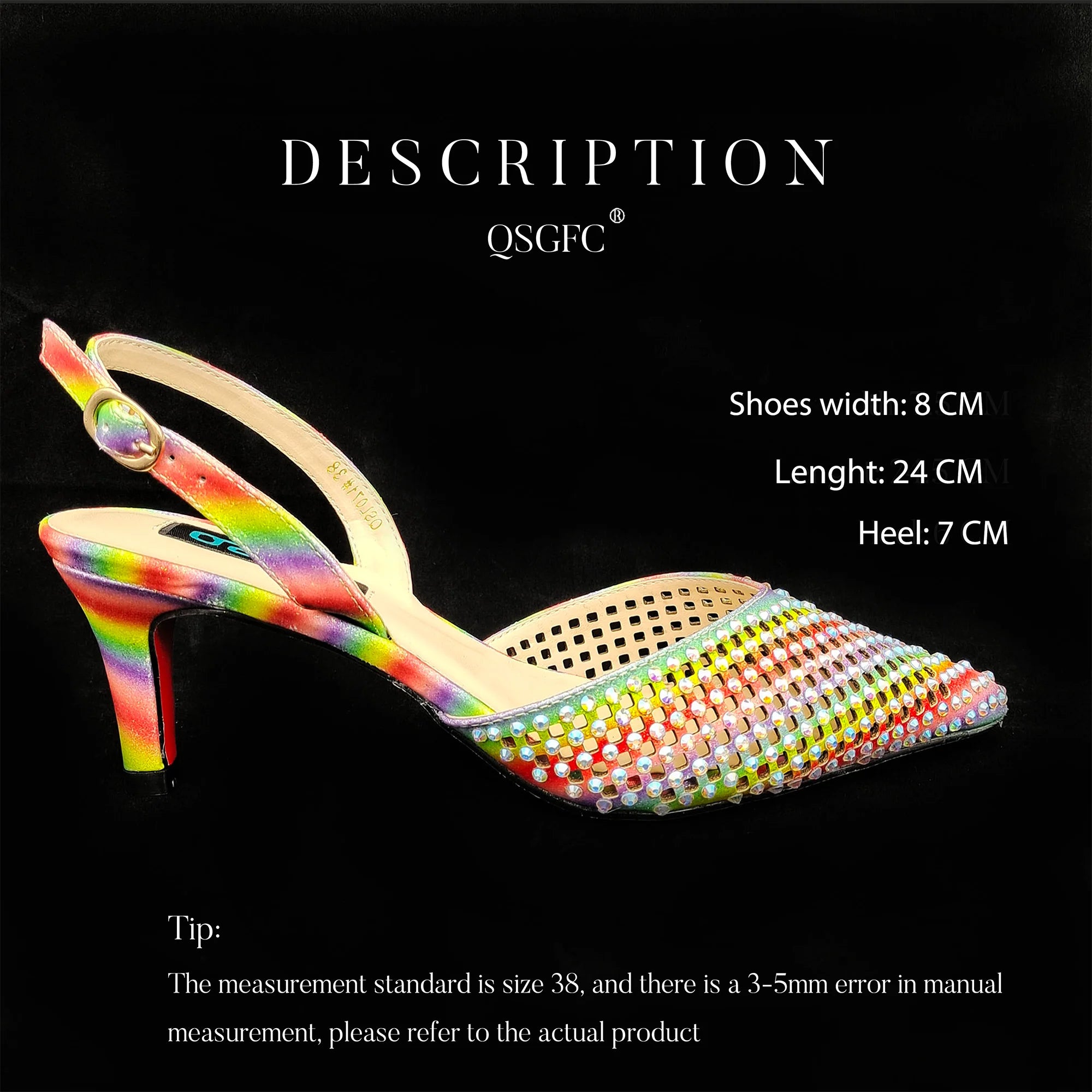 Bag And Comfortable Mid-heel Hollow Pointed Shoes Are Suitable For parties