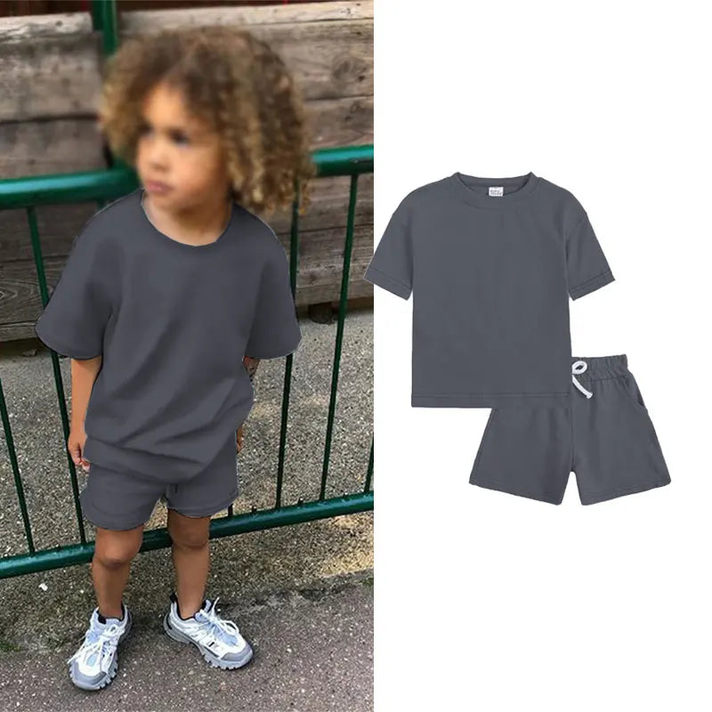 Summer 2pcs Kids Clothes Sets