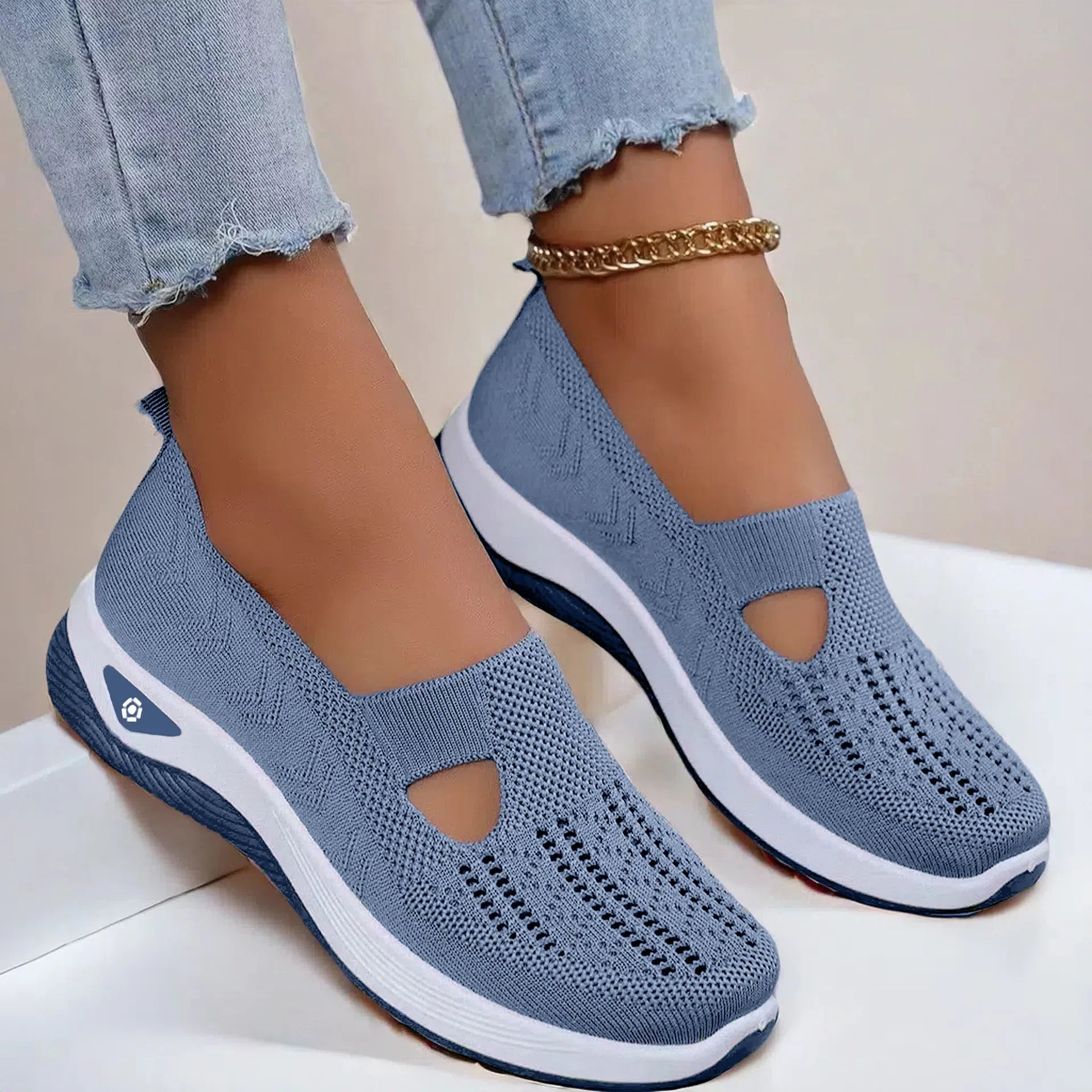 Summer Breathable Non-slip Soft Sole Elderly Shoe Women's Casual Shoes Middle-aged and Elderly Walking Flat Shoes Fo Women