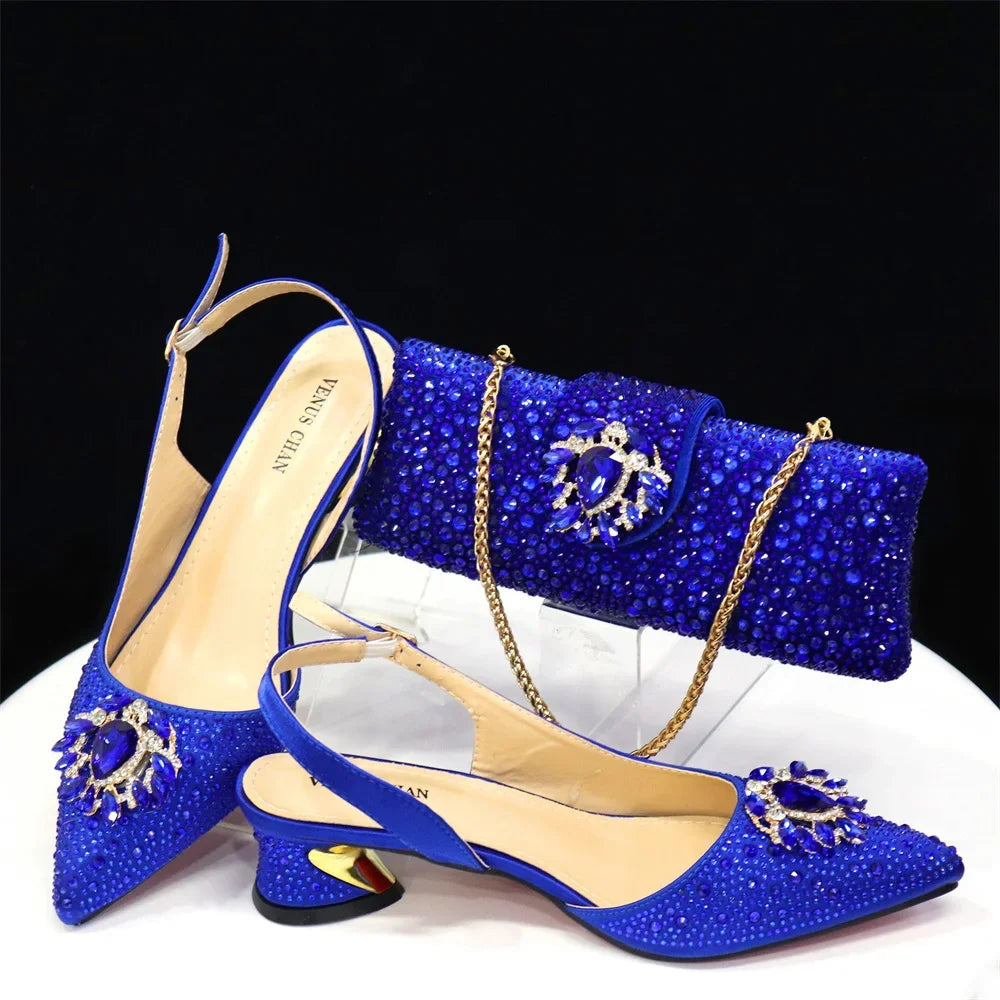 Venus Chan Fashionable Red Color Pointed Top Ladies Shoes