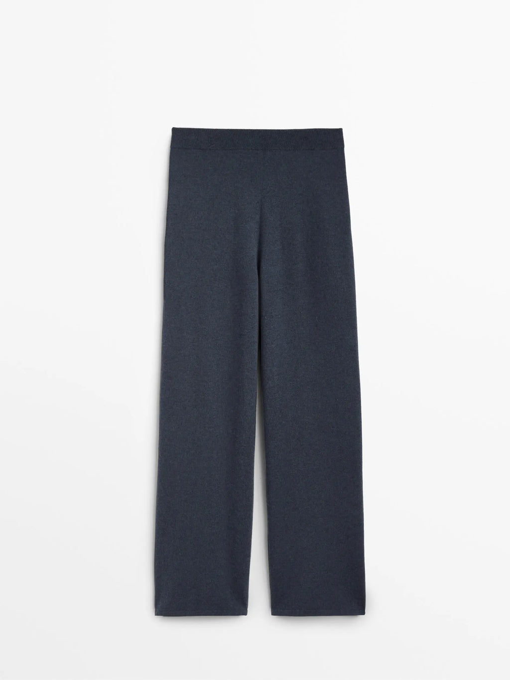 Flowy knit casual pants for women