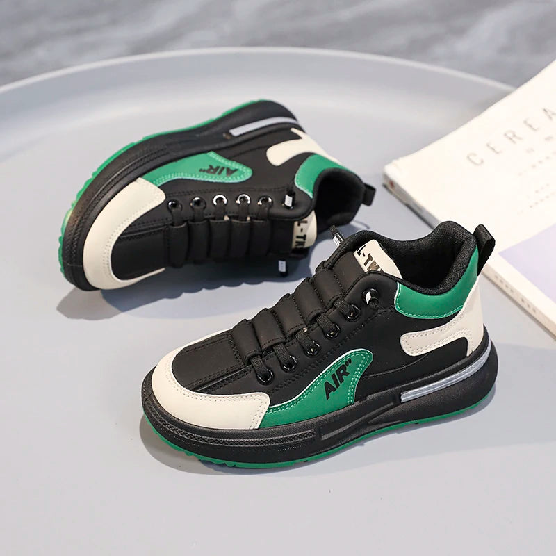 Children Spring and Summer New Korean Style All-match Casual Sports Shoes Young Student Thick Sole Sneakers Running Shoes 2024