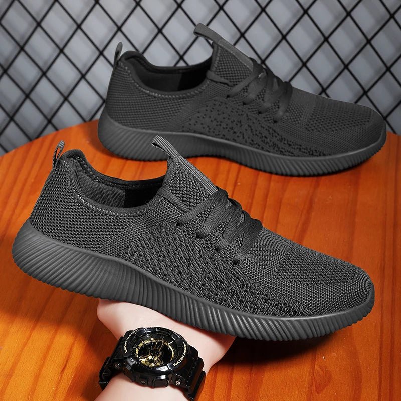 Men’s breathable casual sneakers lightweight sports walking running shoes