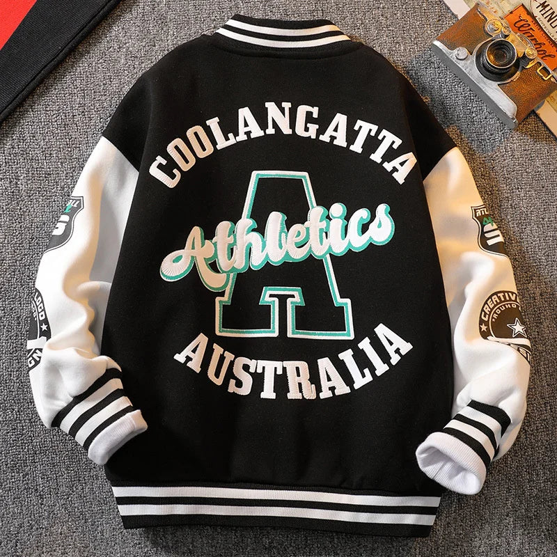 Boys Baseball Jackets For Kids