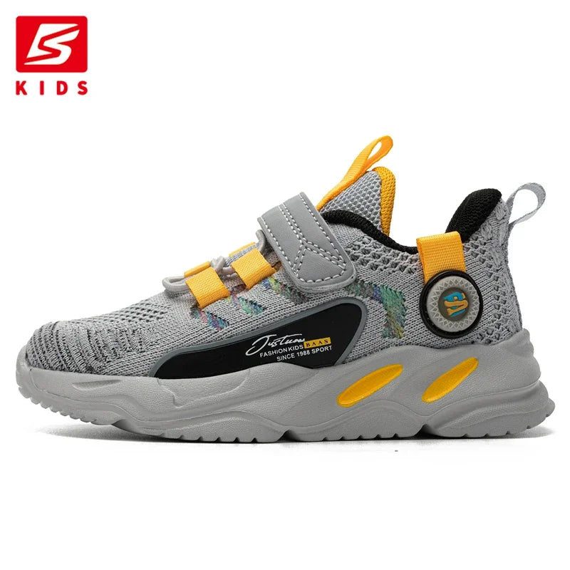 Baasploa Children Casual Sneakers Boys Fashion Girls Led Light Luminous Shoes Mesh Breathable Child Sports Shoe Walking Shoes