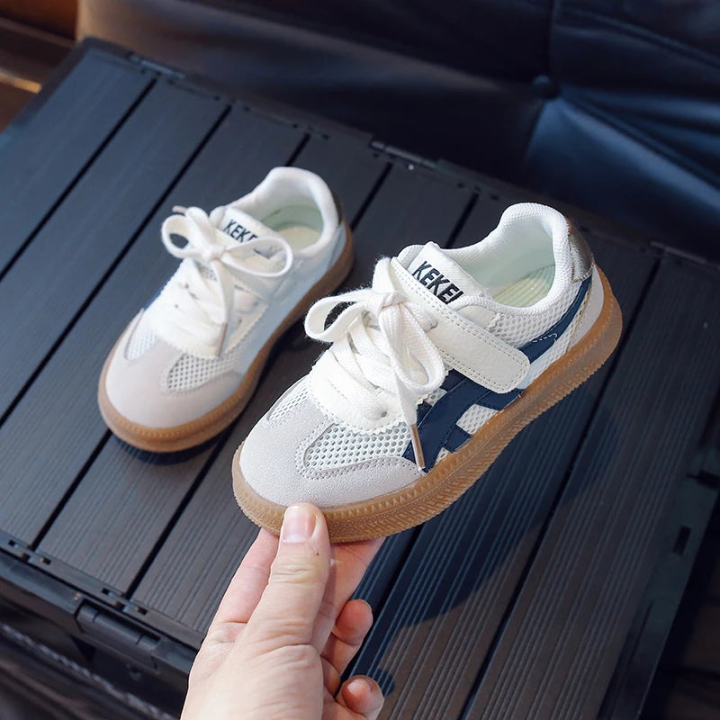 Children's Sneakers Boys Girls Soft Sole Non-slip Casual Student Running Shoes Baby Kids School Sports Shoes Warm Cotton Shoes