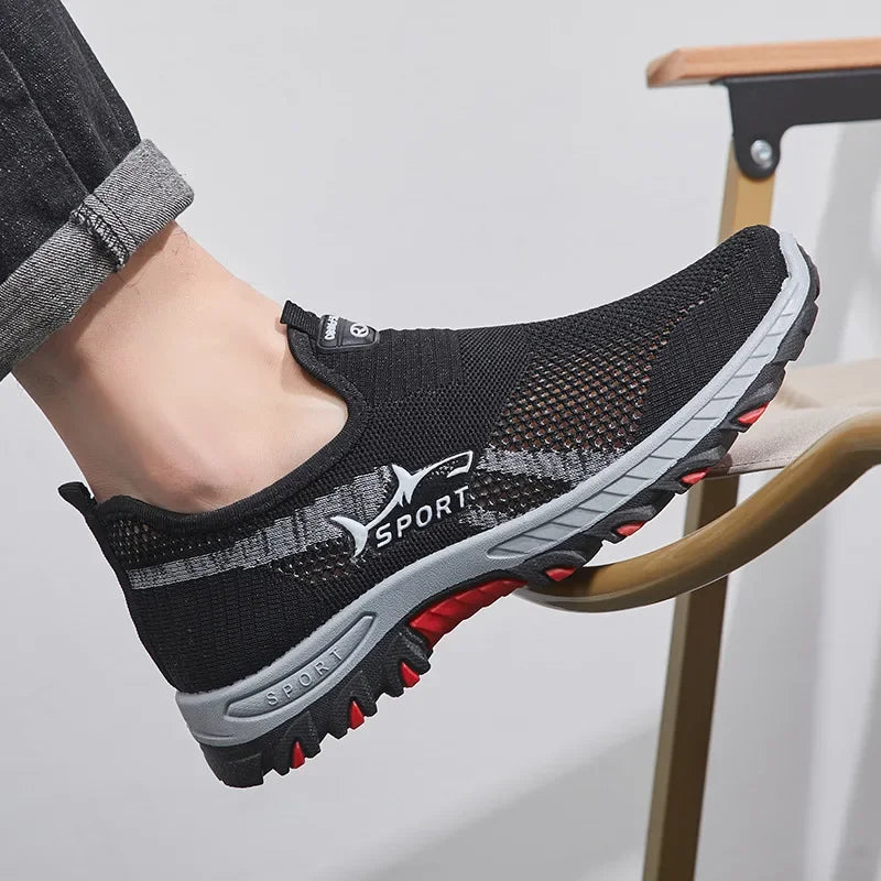 Hiking Shoes Men Air Mesh Casual Sneakers For Outdoor