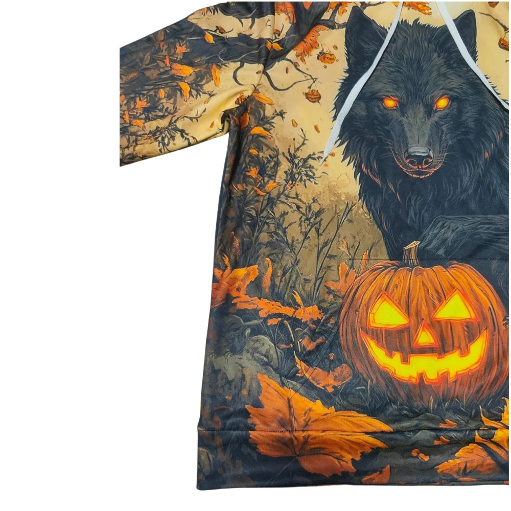 Vintage Compass Graphic Hoodies for Men Long Sleeve Pullover Sweatshirt Tops Full Print Vintage Hoodie Streetwear Men's Clothing