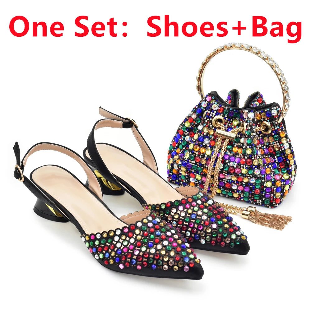 Nigeria Shoe and Bag Wedding Shoes Women Party Pumps