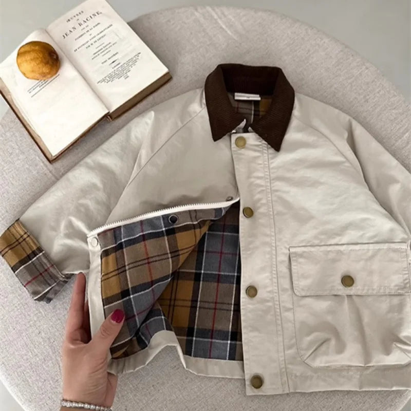 Boys Jacket Windbreak Outerwear