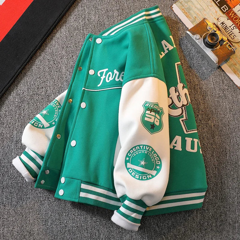 Boys Baseball Jackets For Kids