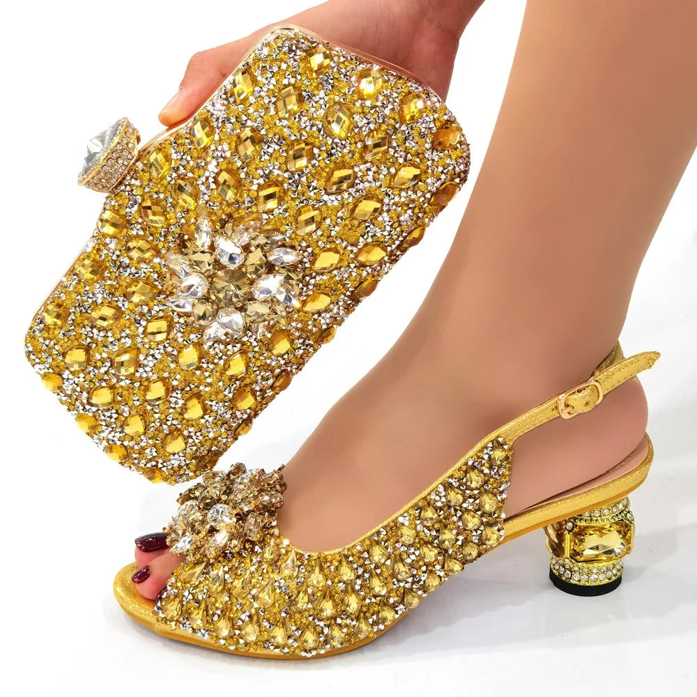 Women's Shoes and Bags Party  African Fashion Shoes and Bags