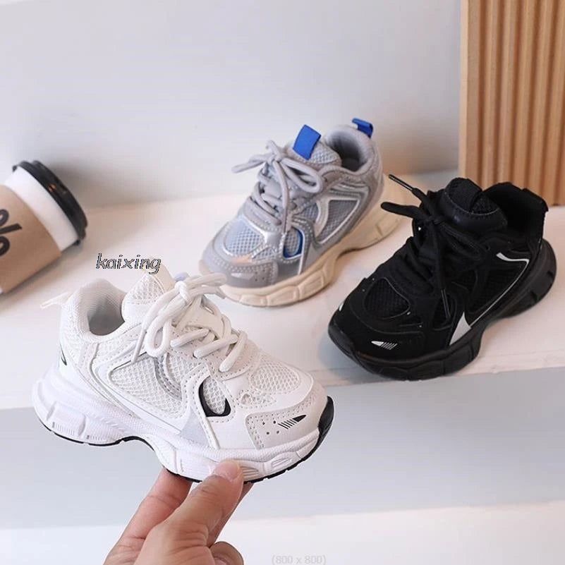 Baby Shoes Girls Sports Shoes Toddler Boys Fashion Solid Color Sneakers 1-6 Years Kids Casual Breathable Running Shoes Best Gift