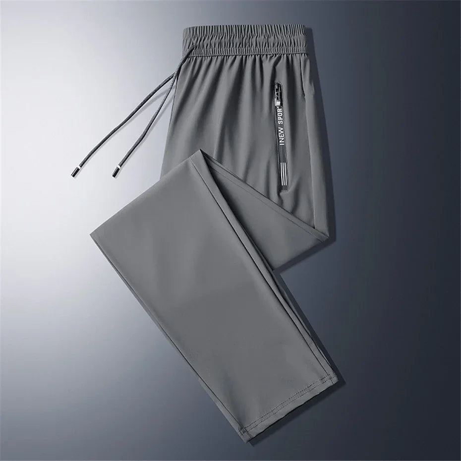 Men Plus Size Sweatpants Fashion Casual Stretch Pants