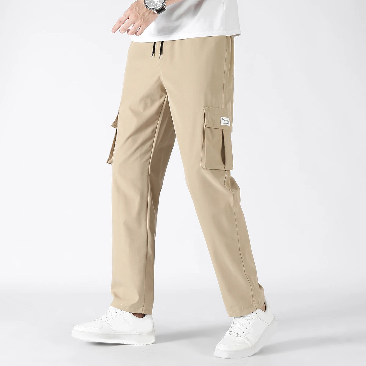 Casual Pants Men's Fashion Loose Straight Wide Leg Pants