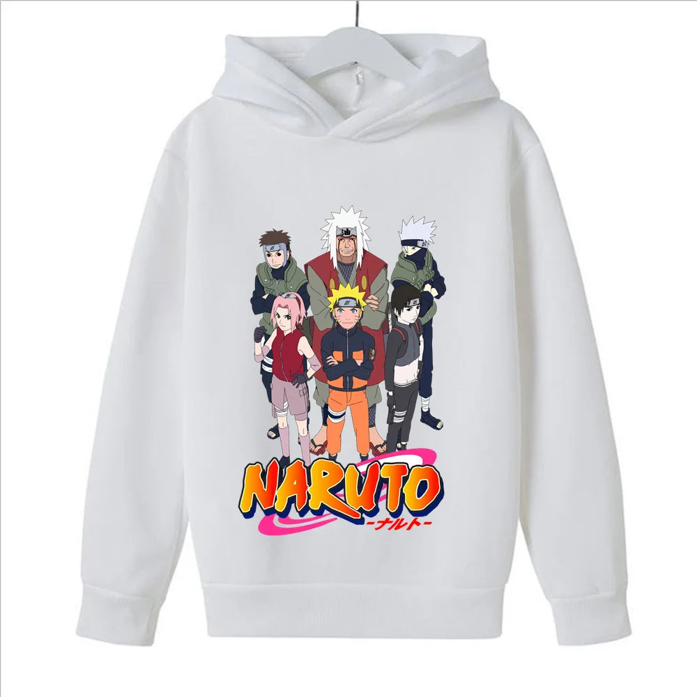 "Naruto Anime Children's Clothing Fashion Design Print Winter Long-sleeved Boy  Girl Sweaters Kawaii Casual Harajuku