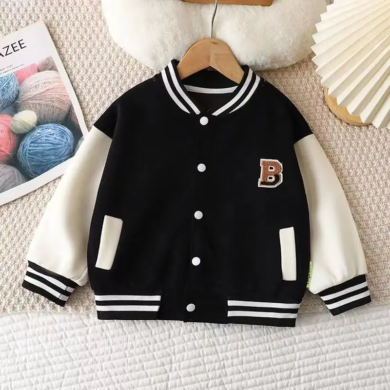Boys Girls Baseball Coat