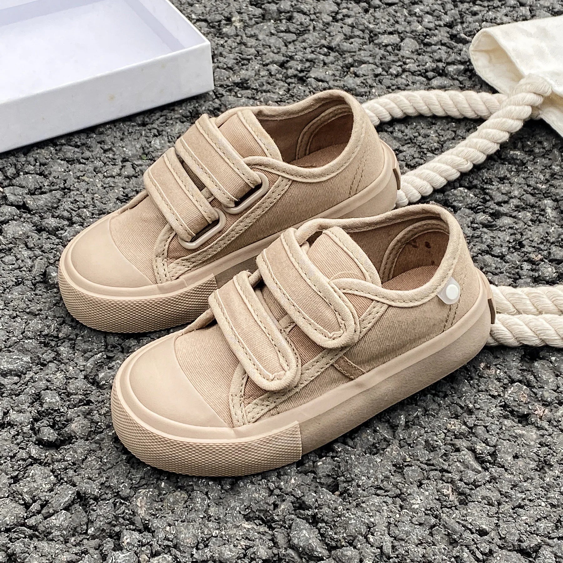 Canvas Shoe  Children Spring Toddler Infant Boys Sneakers Girls Candy Color Casual Shoes Baby Kids Breathable Soft Bottom Shoes