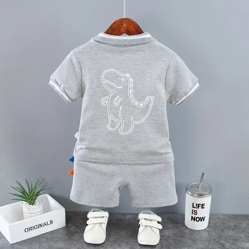 Baby Boys Dinosaur Printed Clothes