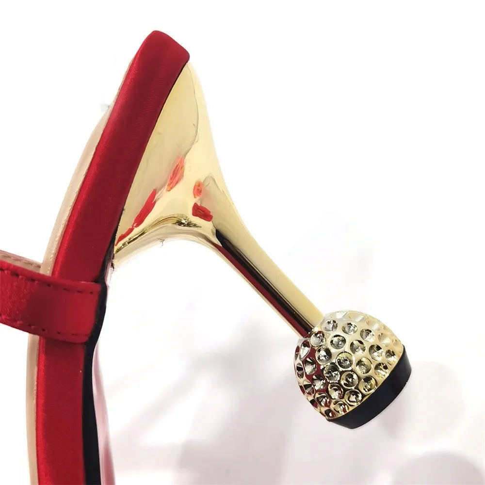 Women Party Shoes Matching Bag Set For Luxury Wedding Party