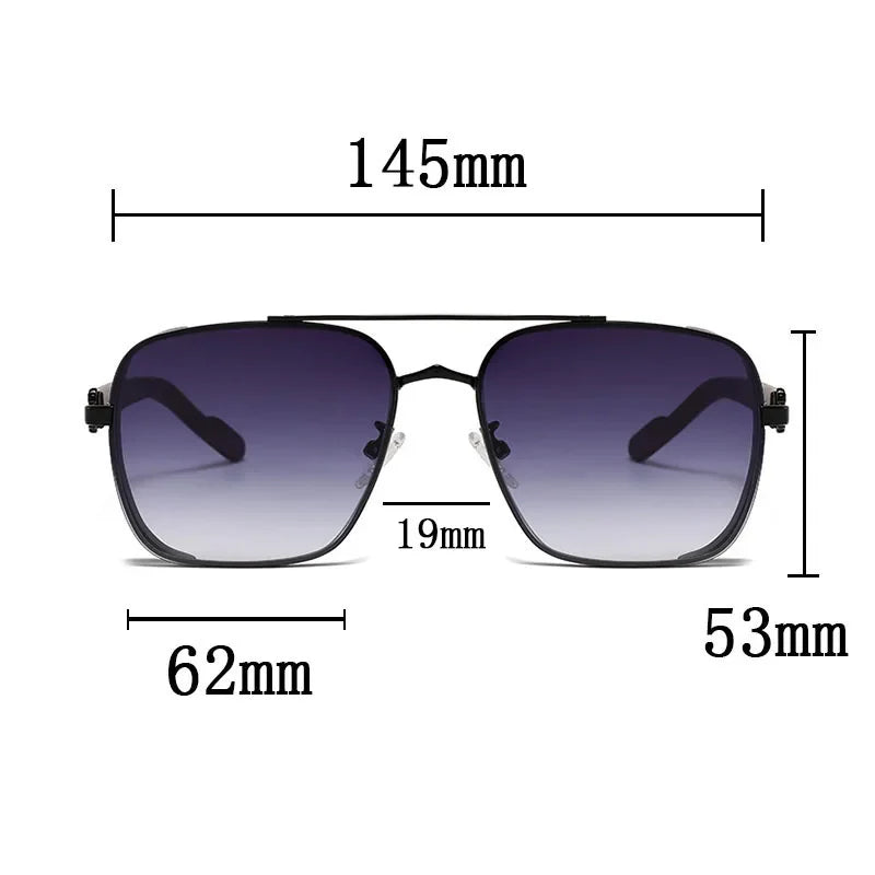 2023 Sunglasses For Men Square Sunglasses Women Trendy Luxe Vintage Fashion Glasses Retro Steampunk Shades Gafas De Sol Hombre