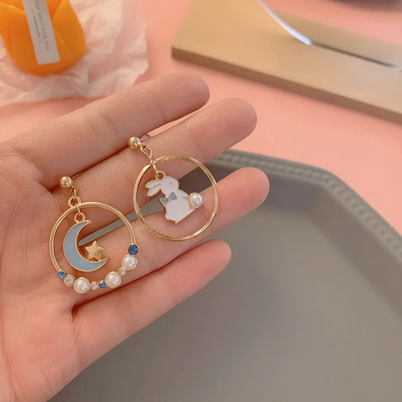 Cute Cat Dangle Earrings For Women