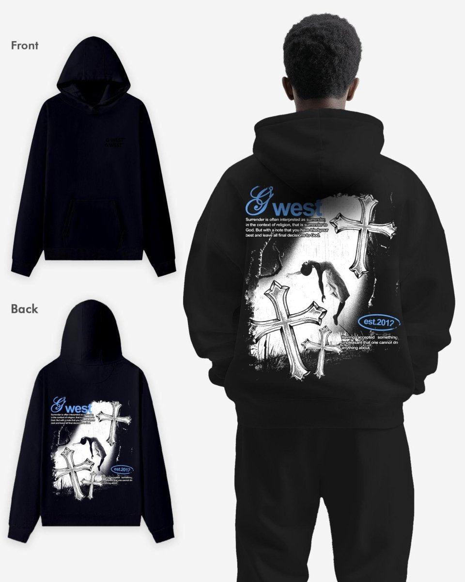 G West Mens Ascending Soul Oversize Hoodie