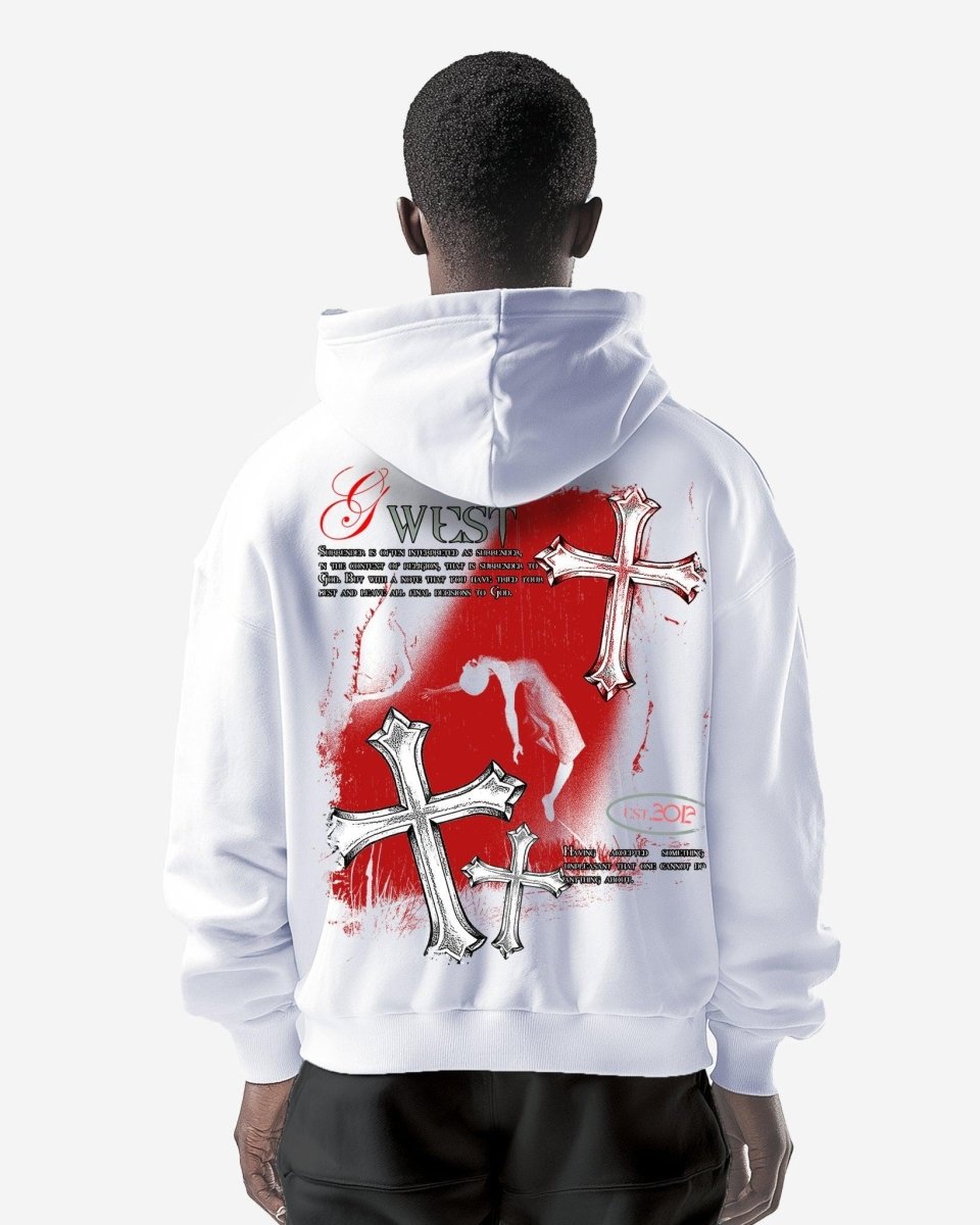 G West Mens Ascending Soul Oversize Hoodie