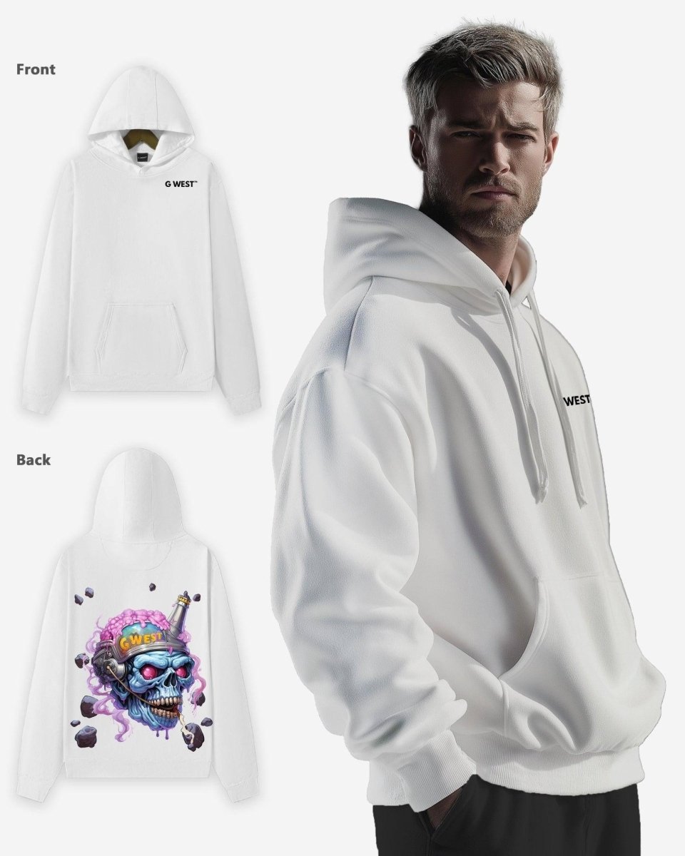 G West Mens Beer Buddy Oversize Hoodie