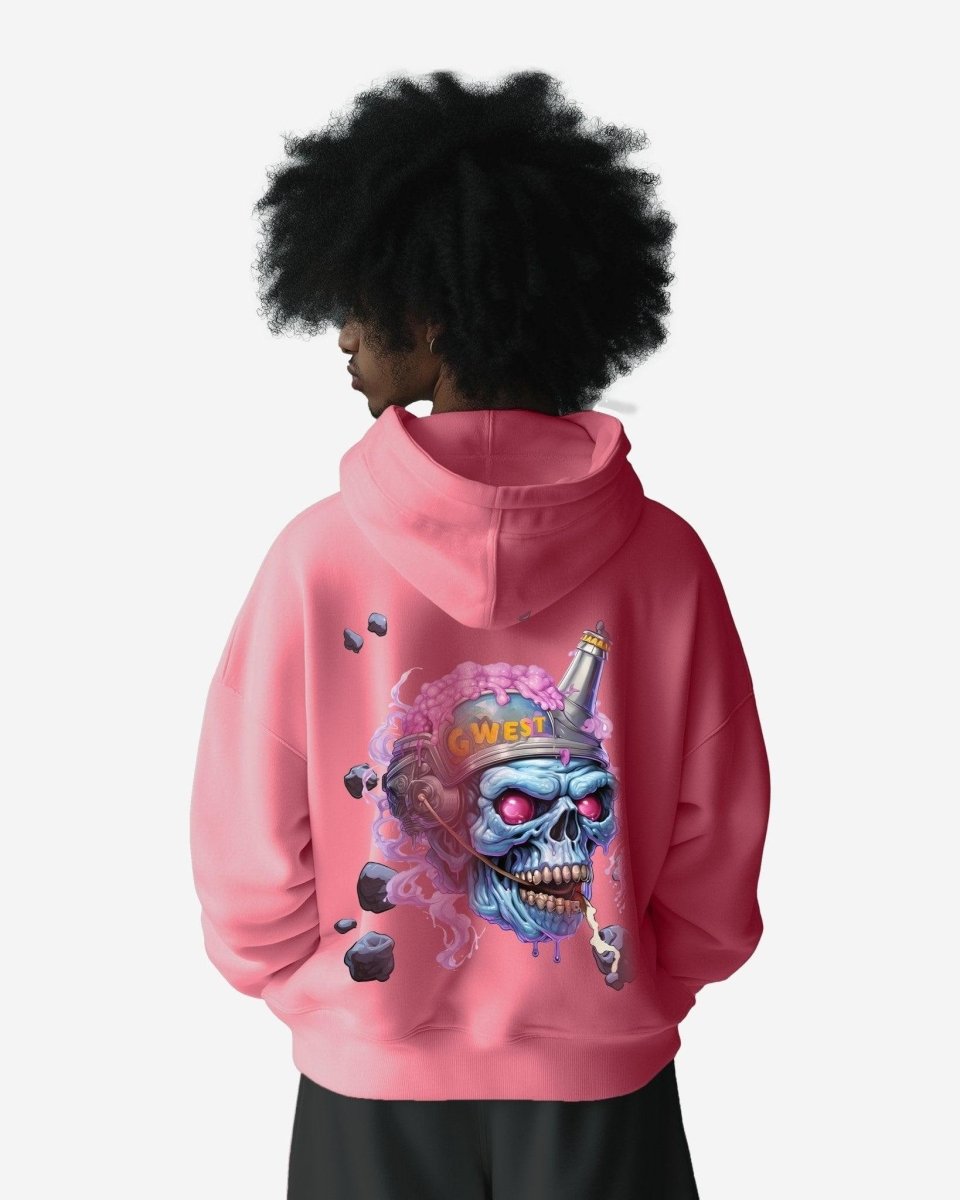 G West Mens Beer Buddy Oversize Hoodie