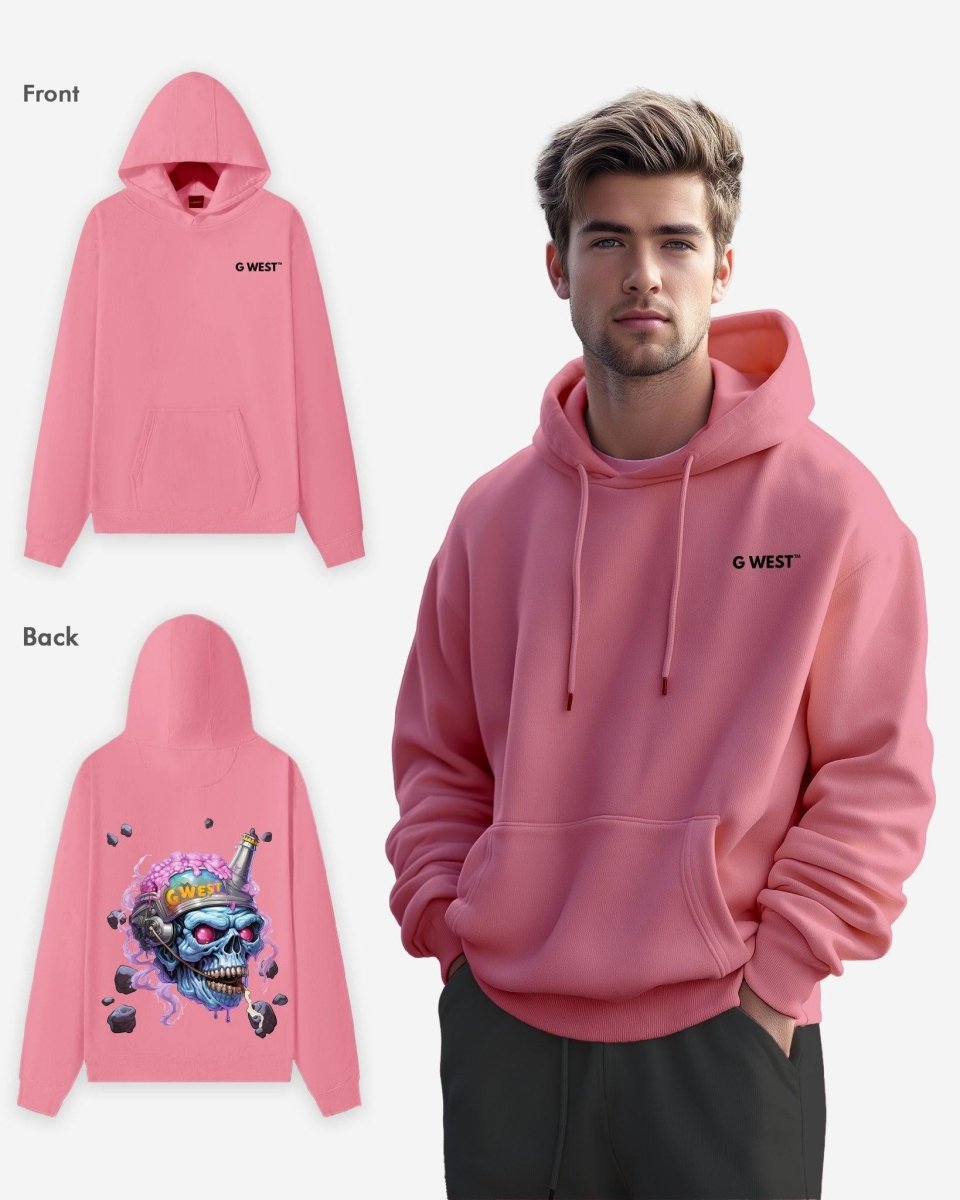 G West Mens Beer Buddy Oversize Hoodie